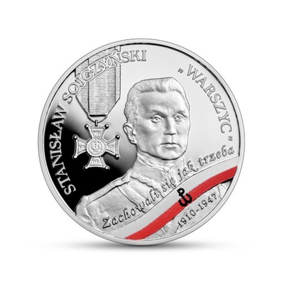 10 zł Stanisław Sojczyński „Warszyc” - Srebrna moneta 10 zł NBP 2023