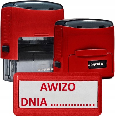 Pieczątka Wagraf b2s - AWIZO DNIA .............
