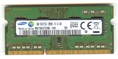 OKAZJA DDR3 SAMSUNG 4GB 1Rx8 PC3L-12800S-11-13-B4