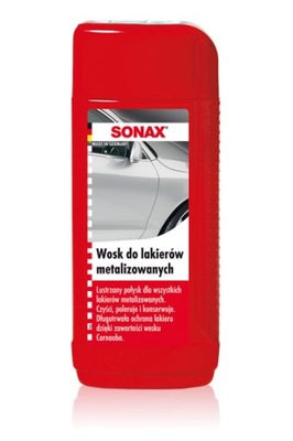 Sonax Wosk do lakierów metalizowanych 250ml