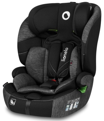 LEVI ONE i-Size Lionelo Fotelik samochodowy 9-36 kg - Black Grey