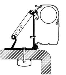 ADAPTER MOCOWANIE MARKIZY THULE NA DACH