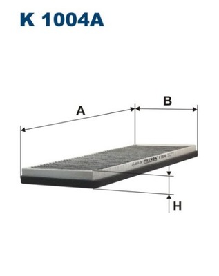FILTRON K 1004A FILTR, AÉRAGE PRZESTRZENI PASAZERSKIEJ - milautoparts.fr