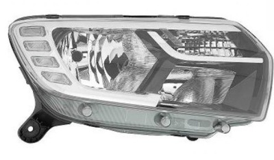 Фара лампа правий dacia logan sandero 16-valeo фото №1