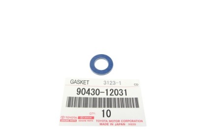 Подкладка прокладка пробка слива масла двигателя 12x21x1.7 toyota фото №1