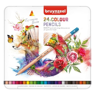 Zestaw kredek Expression - Bruynzeel - 24 kolory