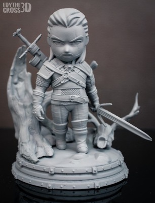 Mini figurka Geralta z Rivi Wiedźmin