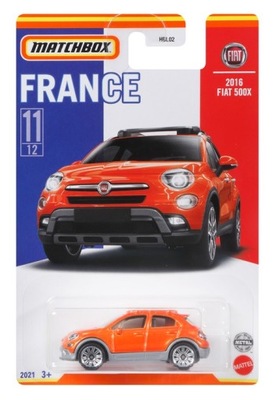 Matchbox France 2016 Fiat 500X HBL12