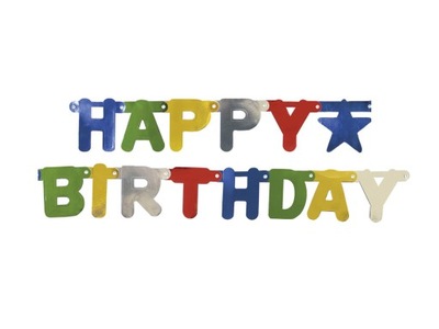 Baner urodzinowy Happy Birthday Urodziny Dekoracja