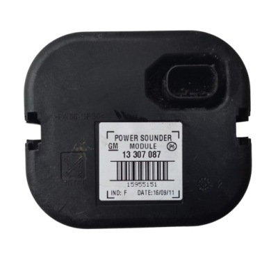 Сигнал звуковой сирена opel isnignia a 13307087 фото №1