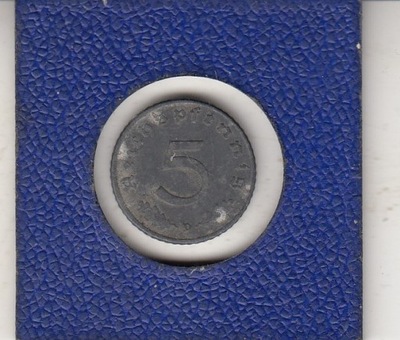Niemcy III Rzesza 5 pfennig 1941 D cynk