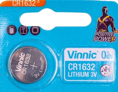 1x BATERIA LITOWA VINNIC 3V CR1632 CR DL 1632