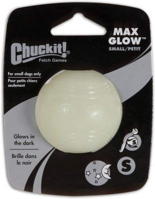 Chuckit Max Glow BALL dla psa S zabawka piłka