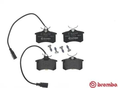 Тормозные колодки тормозные задняя с датчиком p 85 101 brembo фото №1