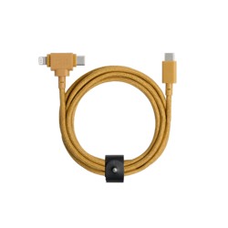 Native Union Belt Cable Duo - kabel USB-C - USB-C / lightning, 1,5 m