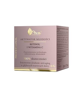 AVA Aktywator młodości Krem z retinolem i witaminą C 50 ml