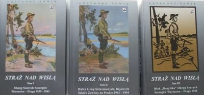 Straż nad Wisłą tomy od 1 do 3 plus autograf