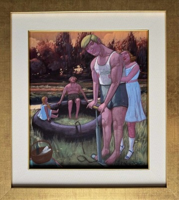 JACEK PAŁUCHA - AKRYL NA PŁÓTNIE - PIĘKNY