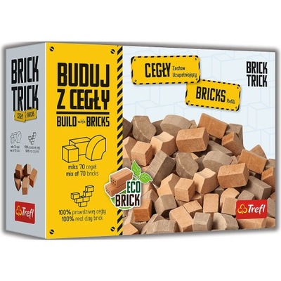 Brick Trick Trefl - Cegły zamkowe mozaika 70 sztuk