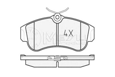 Meyle тормозные колодки тормозные nissan almera ii 1.5 n16 фото №1