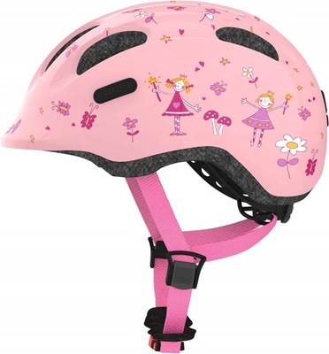 Kask rowerowy dziecięcy różowy księżniczka 45-50cm
