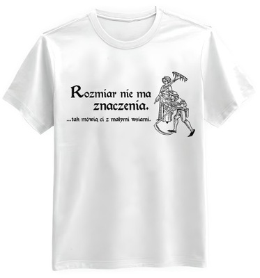 Koszulka Męska 1670 Rozmiar Nie Ma Znaczenia Biała 4XL