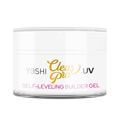 YOSHI Żel Clear PRO Gel UV LED Self Leveling 15 ml
