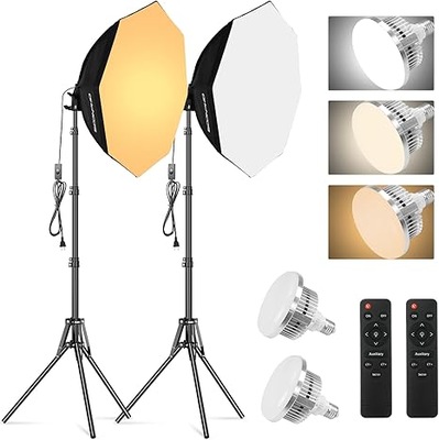 OŚWIETLENIE STUDYJNE LED 85W FOTOGRAFICZNE SOONPHO SOFTBOX SKŁADANY
