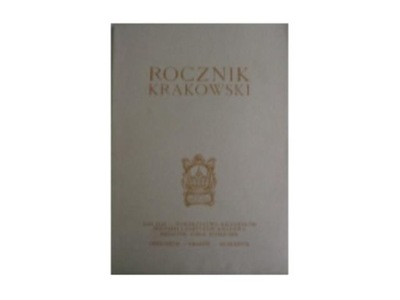 Rocznik Krakowski z 1979 roku