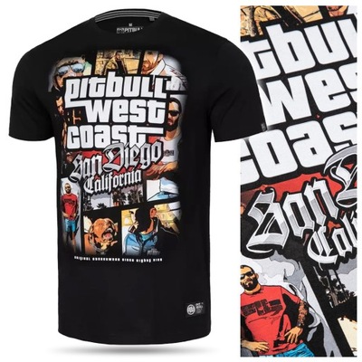 Koszulka T-shirt męski PitBull PIT BULL Most Wanted r.XL