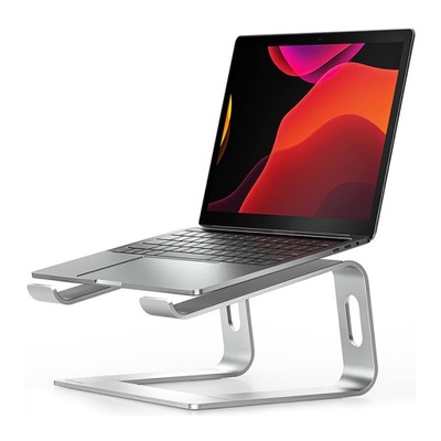 Crong AluBench Aluminiowa podstawka do laptopa (srebrny)