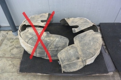 Подкрылок задняя левая правое vw passat b7 b8 usa фото №1