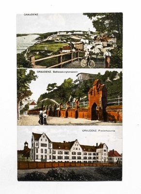 GRUDZIĄDZ - KOSZARY, PANORAMA 1916