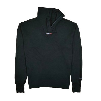 JANUS Pro Bluzka Termoaktywna Męska Half Zip Wełna Merino Logo r. XL