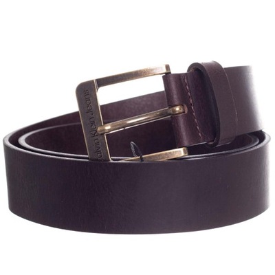 CALVIN KLEIN MĘSKI PASEK CKJ BELT BRĄZOWY r.95