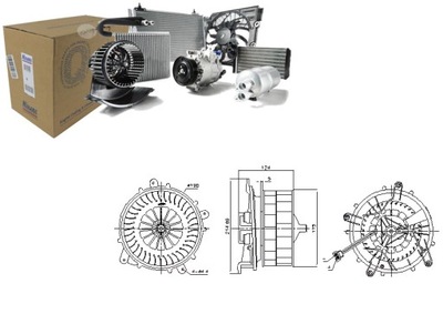 VENTILADOR SOPLADORES MERCEDES S C215 S W220 MAYBACH 57 62 2.8-6.3  