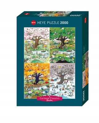 HEYE Puzzle 2000 Cztery pory roku, Blachon