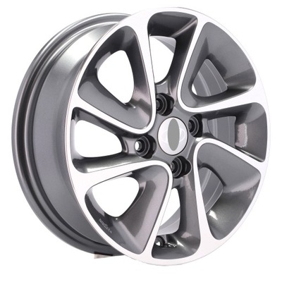 ALLOY WHEELS (TITANIUM) 14 FOR HYUNDAI ACCENT II (LC) ACCENT III (MC) ATOS I PRIME GETZ I  