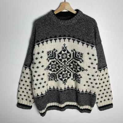 Norweski Sweter Wełna L / XL