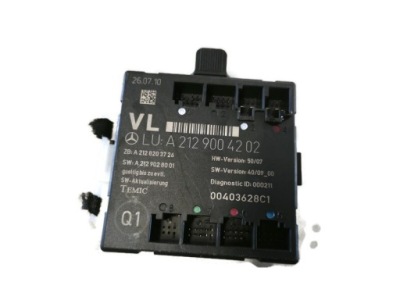 Mercedes c-klasa w204 10r модуль дверь a2129004202 фото №1