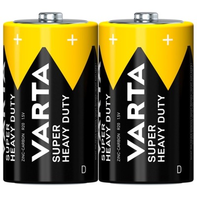 Bateria VARTA SUPERLIFE LR20 D węglowo cynkowa x2