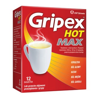 Gripex Hot Max 12 saszetek