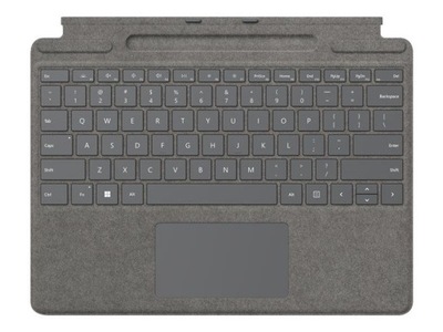 MS Surface Pro8/9 TypeCover Platinum Silver English International