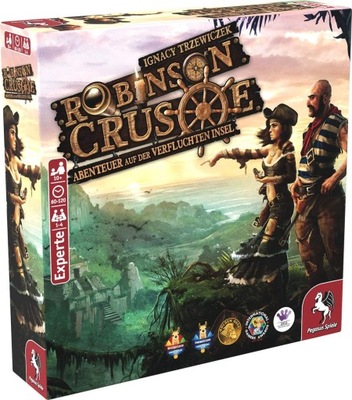 Pegasus Spiele 51945G Robinson Crusoes Gra Planszowa DE
