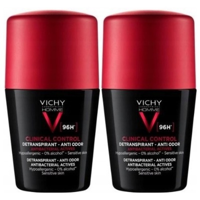 Vichy Homme Clinical dezodorant dla mężczyzn ZESTAW 2x 50 ml