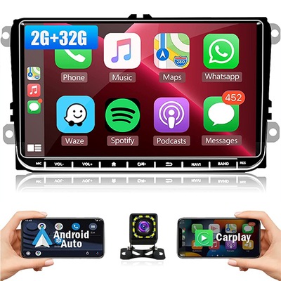 RADIO 2DIN ANDROID 11 VW PASSAT B6 B7 GOLF SKODA  