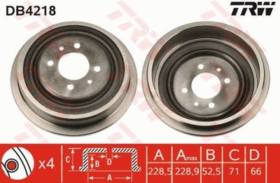 BEBEN BRAKE TRW AUTOMOTIVE DB4218  