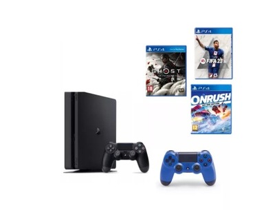 KONSOLA SONY PLAYSTATION 4 SLIM 1TB CUH-2116B +2XPAD +3XGRA