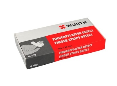 WURTH Plaster wykrywalny DETECT 100 szt.