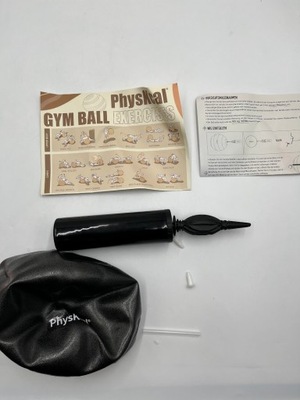 PhysKcal Piłka gimnastyczna 23cm czarna